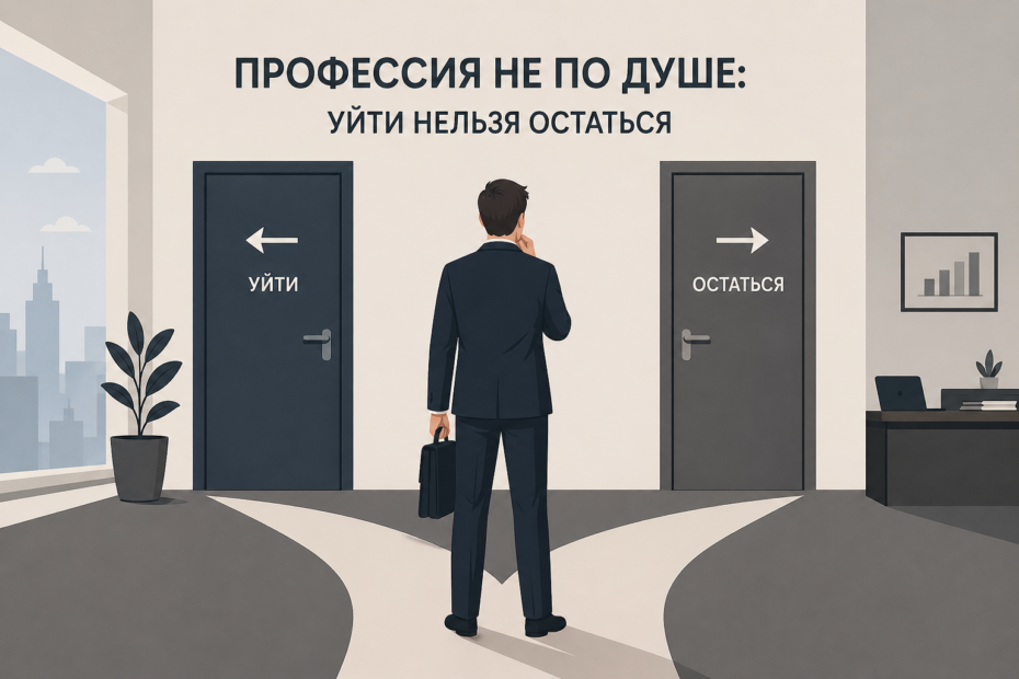 Профессия не по душе уйти нельзя остаться